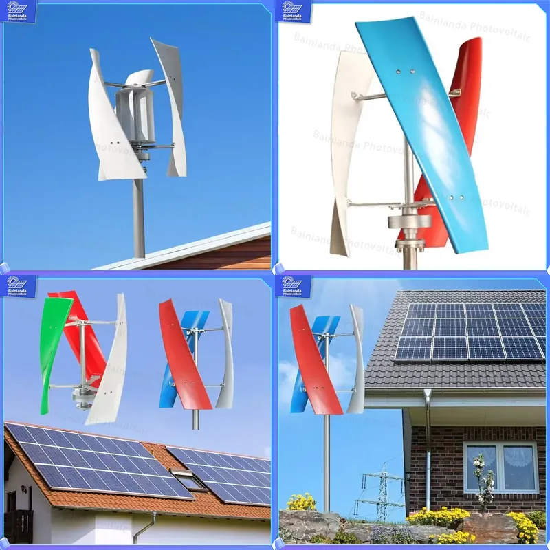 Renewable Energy Grid - نظام طاقة شمسية وهوائية هجين بقدرة