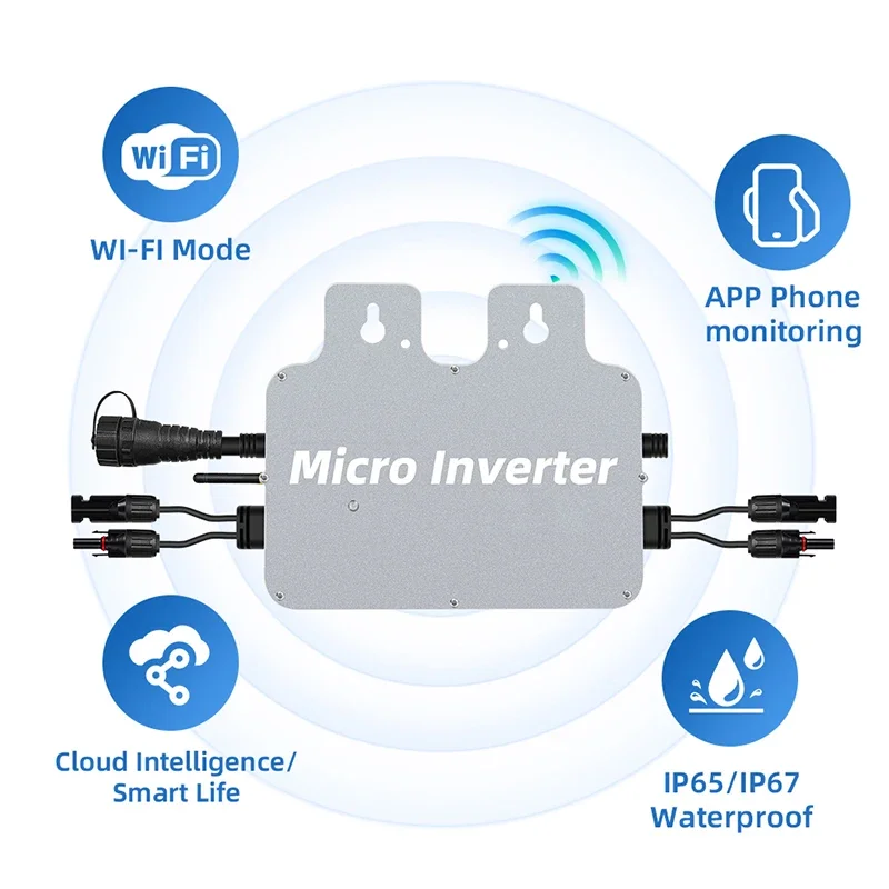 Grid Tie Micro Inverter - محول طاقة شمسية ذكي صغير 2026/800