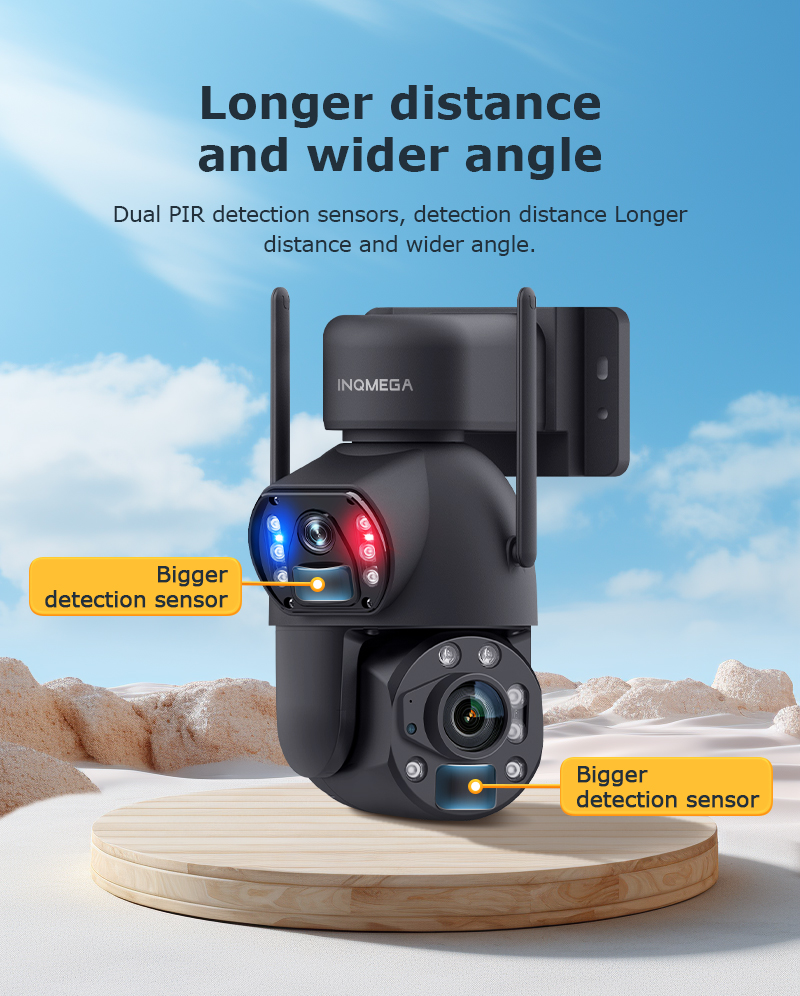 Solar Panel Tilt Mount - كاميرا INQMEGA 6K بدقة 12 ميجابكسل