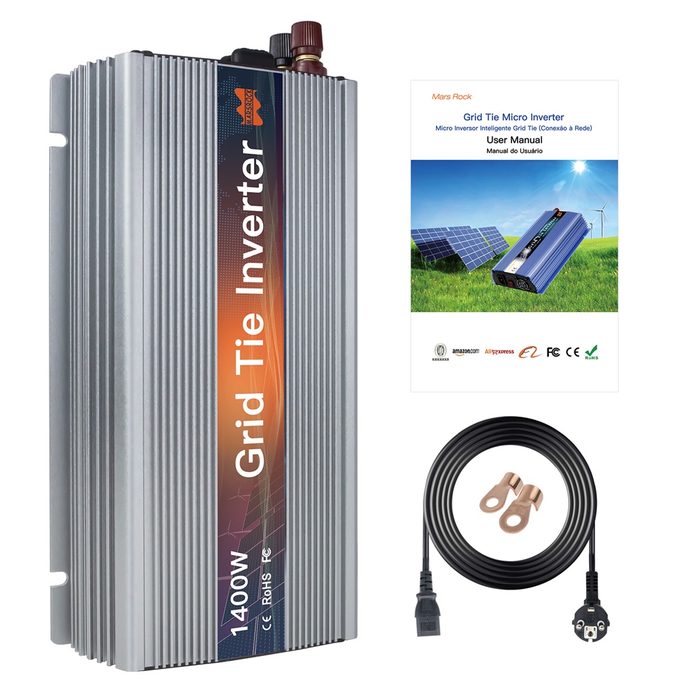 1000-1400 واط شبكة التعادل ماي - مراجعة Grid Tie Micro Inverter وسعره