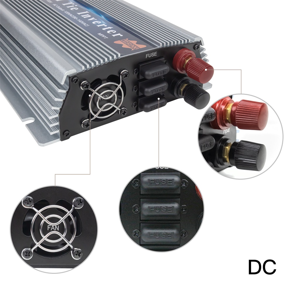1000-1400 واط شبكة التعادل ماي - مراجعة Grid Tie Micro Inverter وسعره
