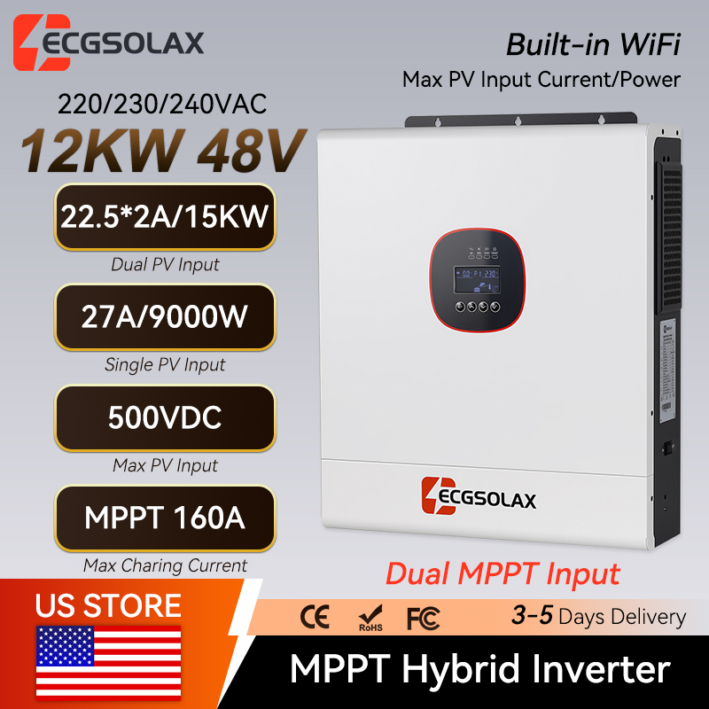 إيكجسولكس 12 كيلو واط 48 فولت  - مراجعة Grid Tie Micro Inverter وسعره