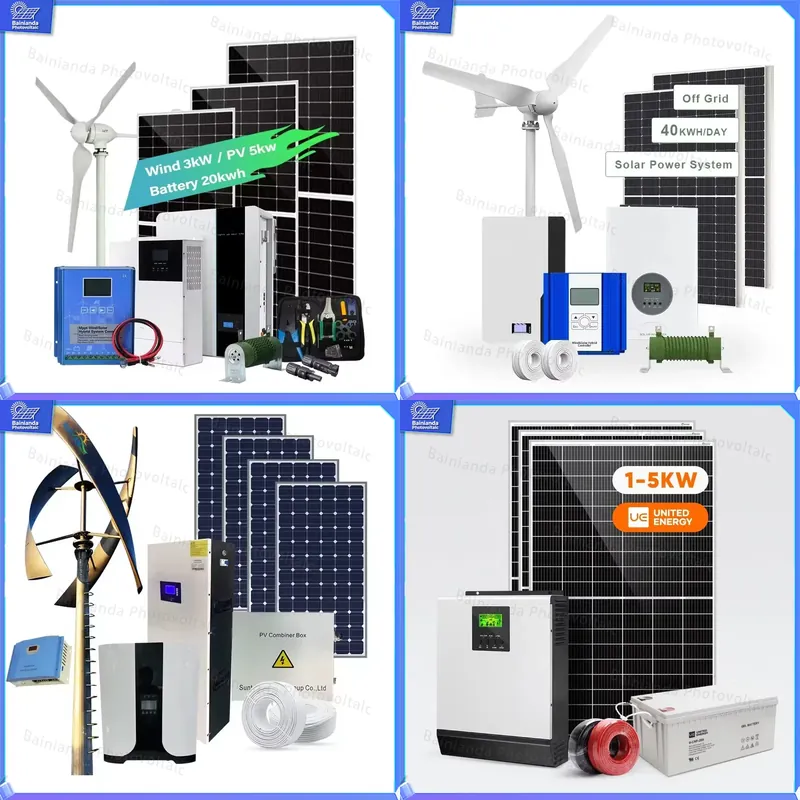 مولد طاقة شمسية وطاقة رياح بقد - مراجعة Renewable Energy Grid وسعره