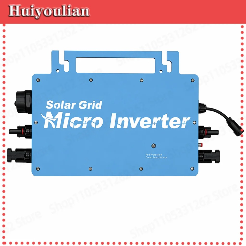 محول طاقة شمسية صغير 1000 واط  - مراجعة Grid Tie Micro Inverter وسعره