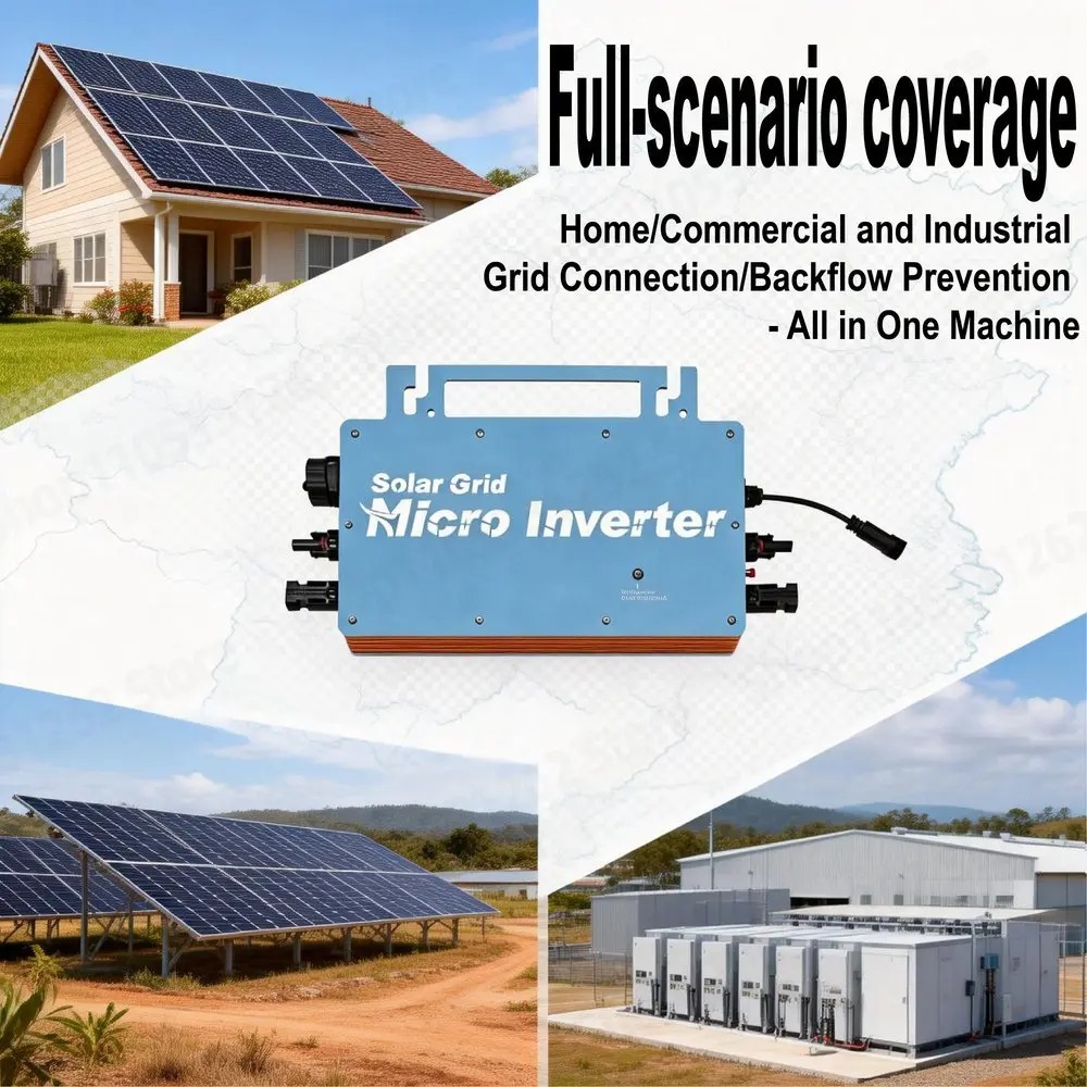 محول طاقة شمسية صغير 1000 واط  - مراجعة Grid Tie Micro Inverter وسعره