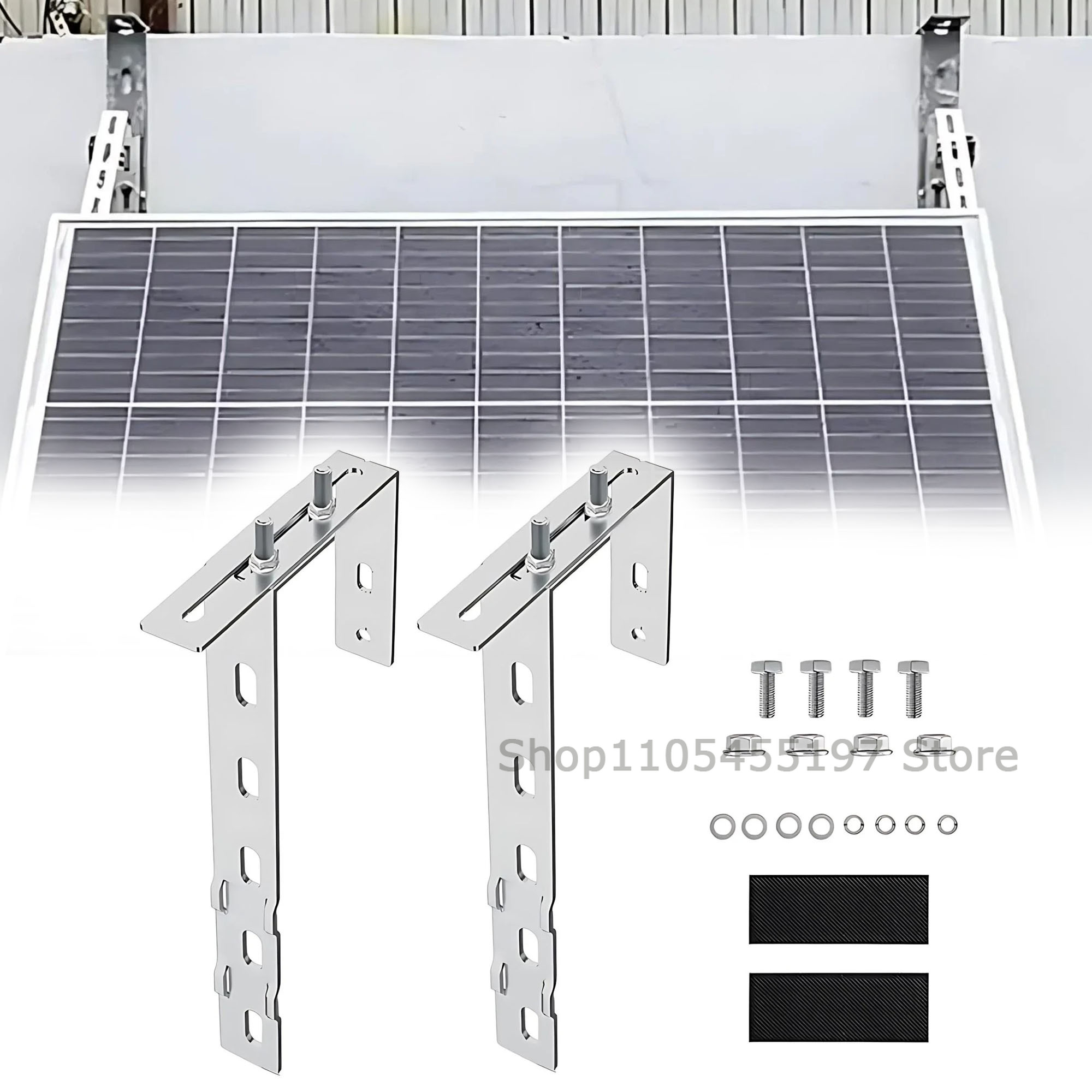 قطعتان من حامل الألواح الشمسية - مراجعة Solar Panel Tilt Mount وسعره