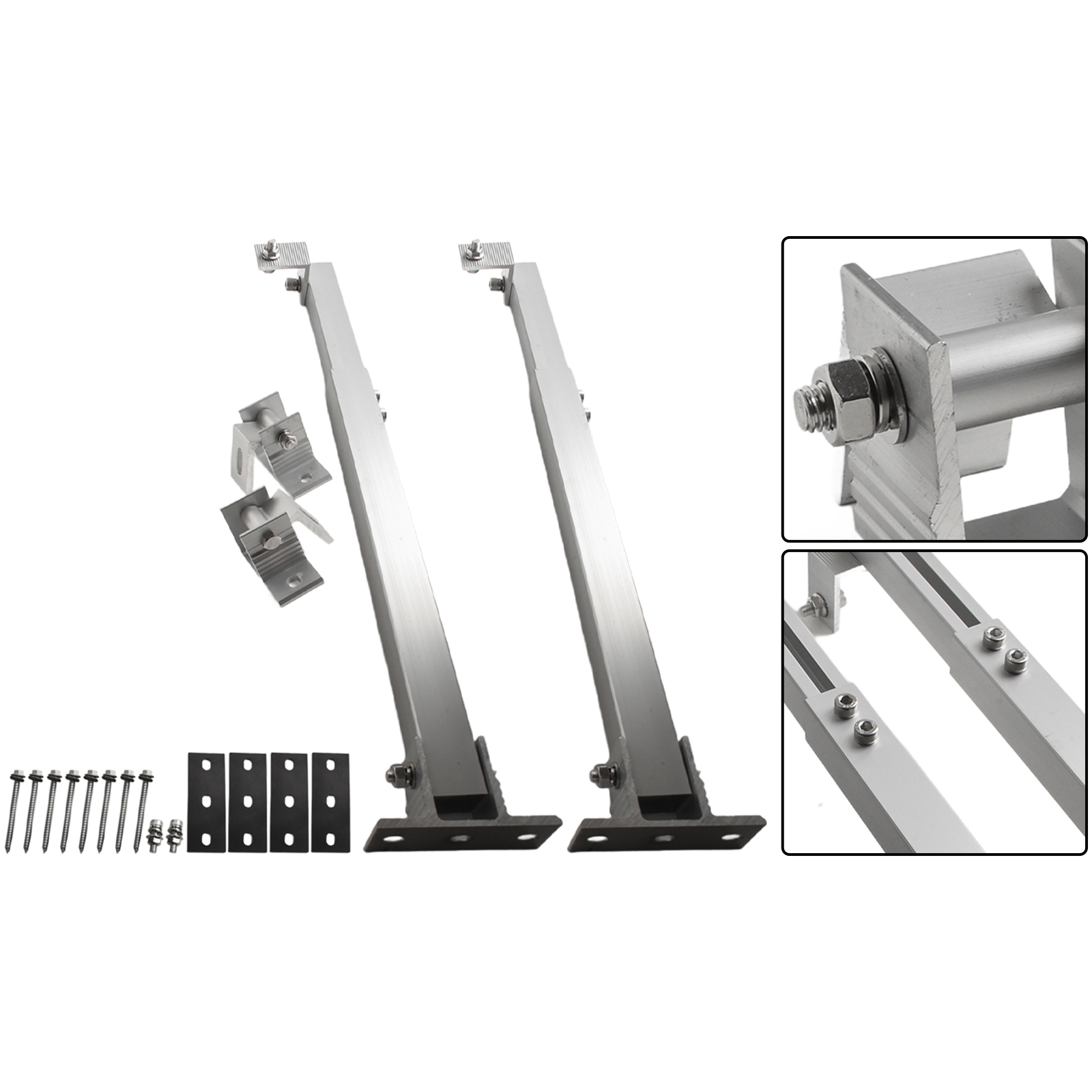 زوج واحد من حوامل تركيب الألوا - مراجعة Solar Panel Tilt Mount وسعره