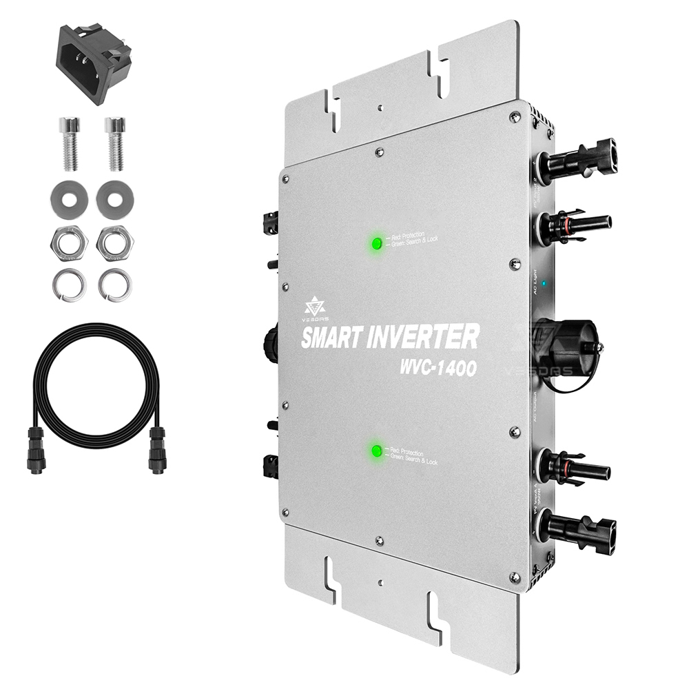محول طاقة شمسية متصل بالشبكة ب - مراجعة Grid Tie Micro Inverter وسعره