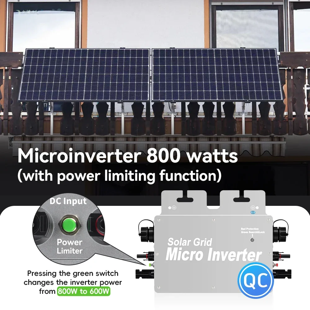 محول طاقة شمسية صغير متعدد الم - مراجعة Grid Tie Micro Inverter وسعره